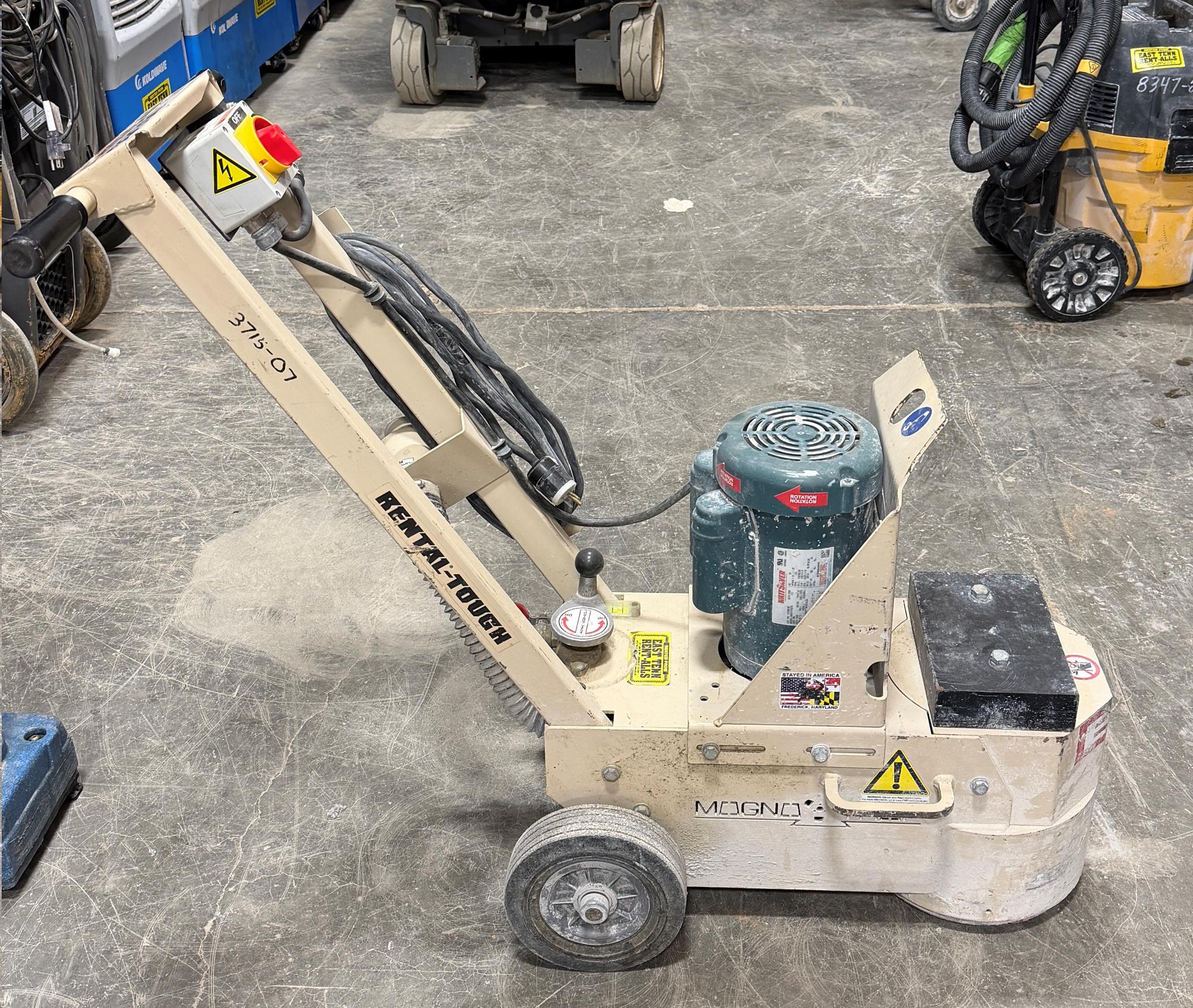 Where to find ONE HEAD ELECTRIC FLOOR GRINDER 120V... in Johnson City, Greeneville TN and Bristol VA