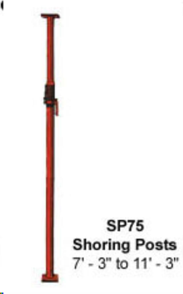 Rental store for SHORING POST, FROM 7 3 -11 3 , 2850 LBS. in Johnson City, Greeneville TN and Bristol VA 